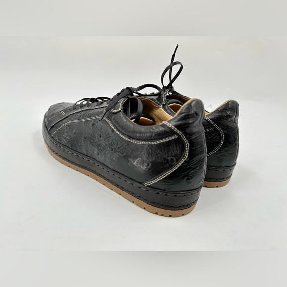 Giorgio’s Of Palm Beach Ostrich Leather Sneakers In 9 USA Made In italy - Picture 5 of 13